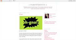 Desktop Screenshot of parenthetics.blogspot.com