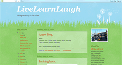 Desktop Screenshot of livinglearninglaughing.blogspot.com