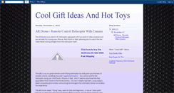 Desktop Screenshot of coolgiftideasandhottoys.blogspot.com