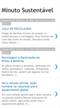 Mobile Screenshot of minutosustentavel.blogspot.com