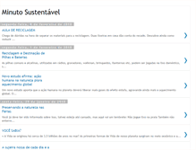Tablet Screenshot of minutosustentavel.blogspot.com