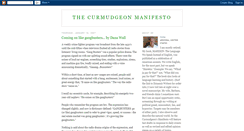 Desktop Screenshot of curmudgeonmanifesto.blogspot.com