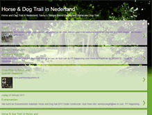 Tablet Screenshot of horseanddogtrail.blogspot.com