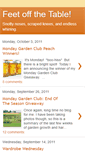 Mobile Screenshot of feetoffthetable.blogspot.com