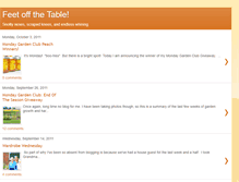 Tablet Screenshot of feetoffthetable.blogspot.com