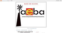 Desktop Screenshot of actoresaeba.blogspot.com
