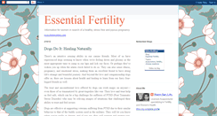 Desktop Screenshot of essentialfertility.blogspot.com