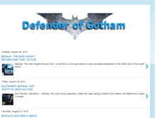 Tablet Screenshot of defenderofgotham.blogspot.com