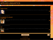 Tablet Screenshot of linguistics2011.blogspot.com