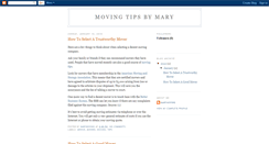 Desktop Screenshot of movingtipsbymary.blogspot.com