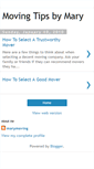 Mobile Screenshot of movingtipsbymary.blogspot.com
