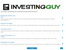 Tablet Screenshot of investingguy.blogspot.com