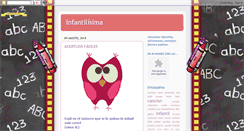 Desktop Screenshot of infantilisima.blogspot.com