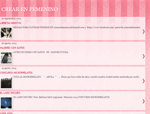 Tablet Screenshot of crearenfemenino.blogspot.com