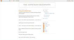 Desktop Screenshot of adpickles.blogspot.com