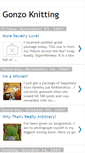 Mobile Screenshot of gonzoknitting.blogspot.com