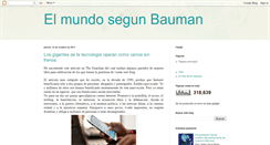 Desktop Screenshot of elmundosegunbauman.blogspot.com