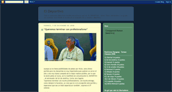 Desktop Screenshot of eldeportivomundial2008.blogspot.com