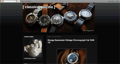 Desktop Screenshot of classicappucino.blogspot.com