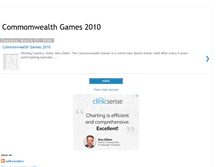 Tablet Screenshot of commonwealth-game.blogspot.com