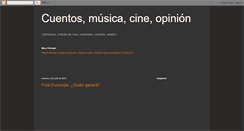 Desktop Screenshot of cuentitosdeltio.blogspot.com