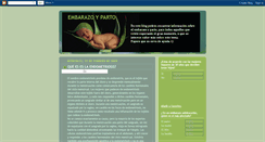 Desktop Screenshot of embarazo-parto.blogspot.com