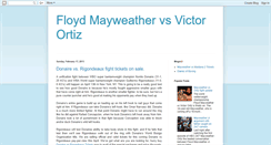 Desktop Screenshot of mayweather-vs-ortiz.blogspot.com