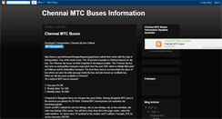 Desktop Screenshot of chennaimtcbuses.blogspot.com