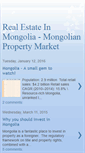 Mobile Screenshot of mongolian-properties.blogspot.com