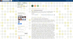 Desktop Screenshot of clashconfutecarryon.blogspot.com