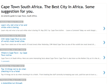 Tablet Screenshot of capetownblogg.blogspot.com