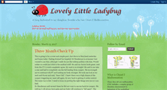 Desktop Screenshot of lovelylittleladybug.blogspot.com