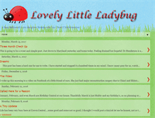 Tablet Screenshot of lovelylittleladybug.blogspot.com