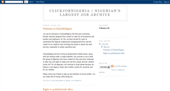 Desktop Screenshot of clickjobnigeria.blogspot.com