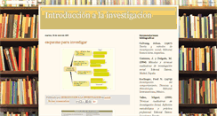 Desktop Screenshot of introduccinalainvestigacion.blogspot.com