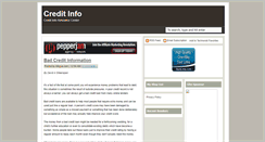 Desktop Screenshot of credit-infoz.blogspot.com