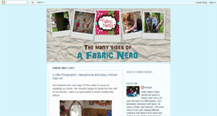 Desktop Screenshot of fabricnerds.blogspot.com