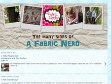 Tablet Screenshot of fabricnerds.blogspot.com