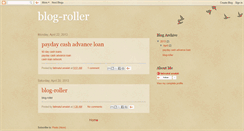 Desktop Screenshot of blog-roller.blogspot.com