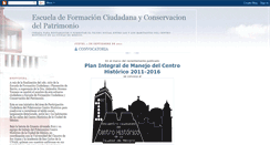 Desktop Screenshot of escueladeformacionciudadanaypb.blogspot.com