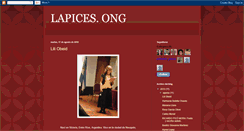 Desktop Screenshot of lapices-ong.blogspot.com