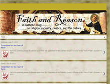 Tablet Screenshot of faithandreasonblog.blogspot.com