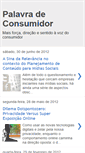 Mobile Screenshot of palavradeconsumidor.blogspot.com