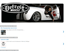 Tablet Screenshot of detroitmuscleusa.blogspot.com