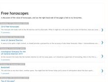 Tablet Screenshot of horoscopes4free.blogspot.com