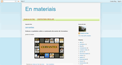 Desktop Screenshot of enmateriais.blogspot.com