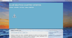 Desktop Screenshot of clubnauticocuatrovientos.blogspot.com