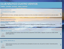 Tablet Screenshot of clubnauticocuatrovientos.blogspot.com