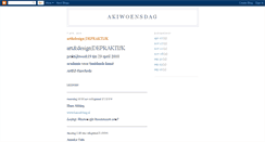 Desktop Screenshot of akiwoensdag.blogspot.com