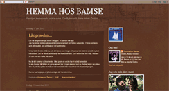 Desktop Screenshot of hemmahosbamse.blogspot.com